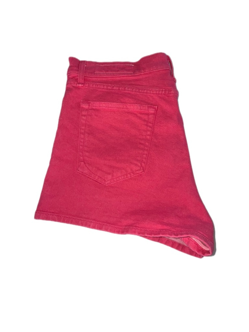 Rag & Bone Justine Bull Pink Denim Shorts Size 32 High Rise NWOT - Picture 6 of 10